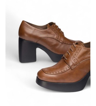 Wonders Para Mujer. H-4962 Mocasines De Piel Mercedes Marrn (39), 5 a 8cm, Cordones, Casual thumbnail
