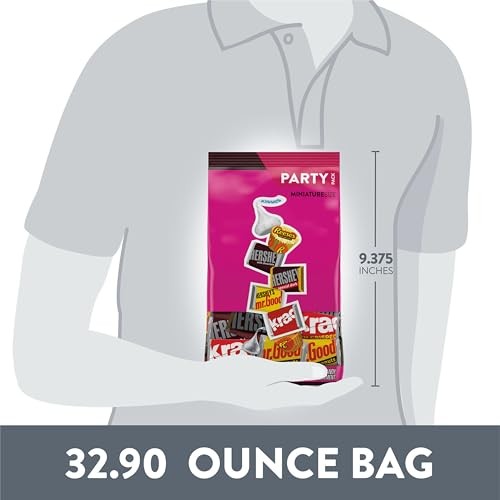 Hershey's, Reese's, Kisses Milk Chocolate Candy Mini Assortment, 32.9 Oz, Pack of 122 Pieces thumbnail