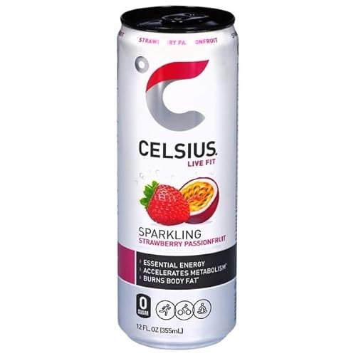 Celsius 12oz SS - Strawberry Passionfruit