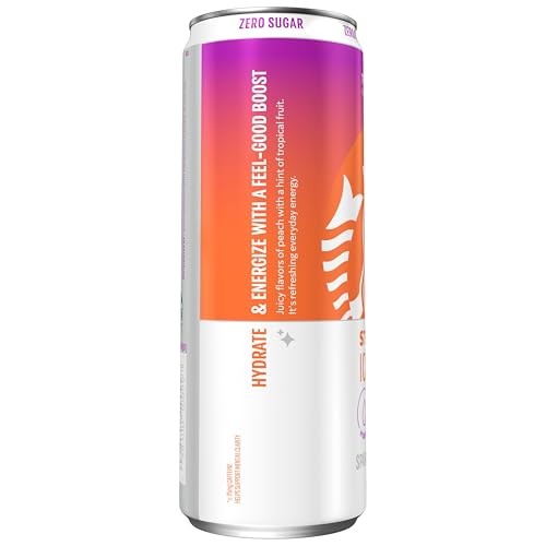 Starbucks Iced Energy, Tropical Peach, Sparkling Energy Drink, 12 Fl Oz thumbnail