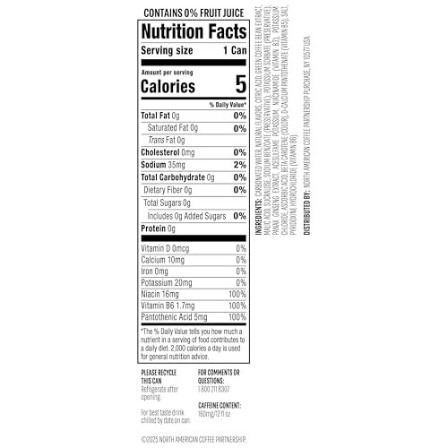 Starbucks Iced Energy, Tropical Peach, Sparkling Energy Drink, 12 Fl Oz thumbnail