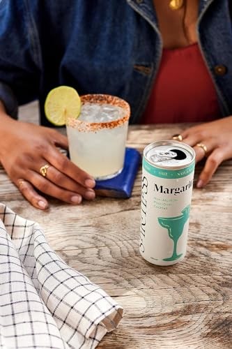 SPIRITLESS Margarita, Non-Alcoholic Pour-Over Cans, Ready to Drink or Mocktail & Cocktail Mixer, Vegan, 80 Calories, 8.45 Fl Oz Cans (4 Pack) thumbnail