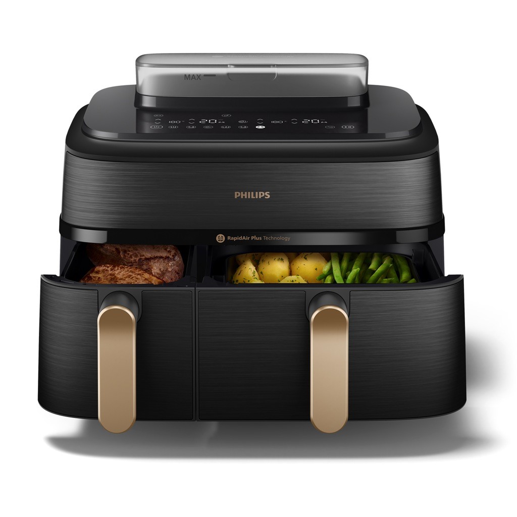 Philips NA552/00 3000 Series Dual Basket Airfryer with Steam, 9 L, 2750 W thumbnail
