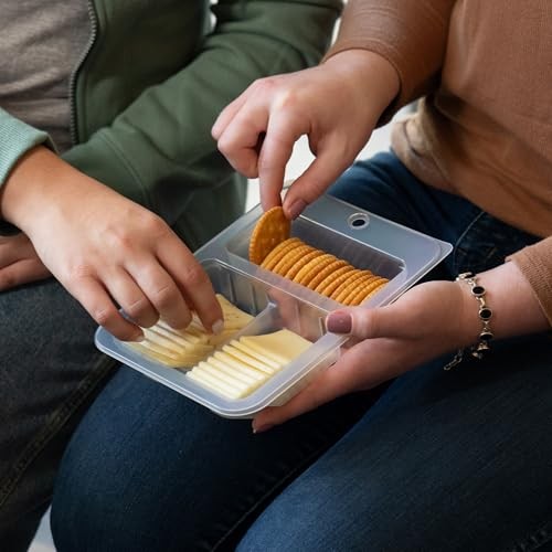 Sargento Shareables Pepper Jack & Monterey Jack Sliced Cheese with Ritz Original Crackers Cheese Tray, 6 Oz. thumbnail