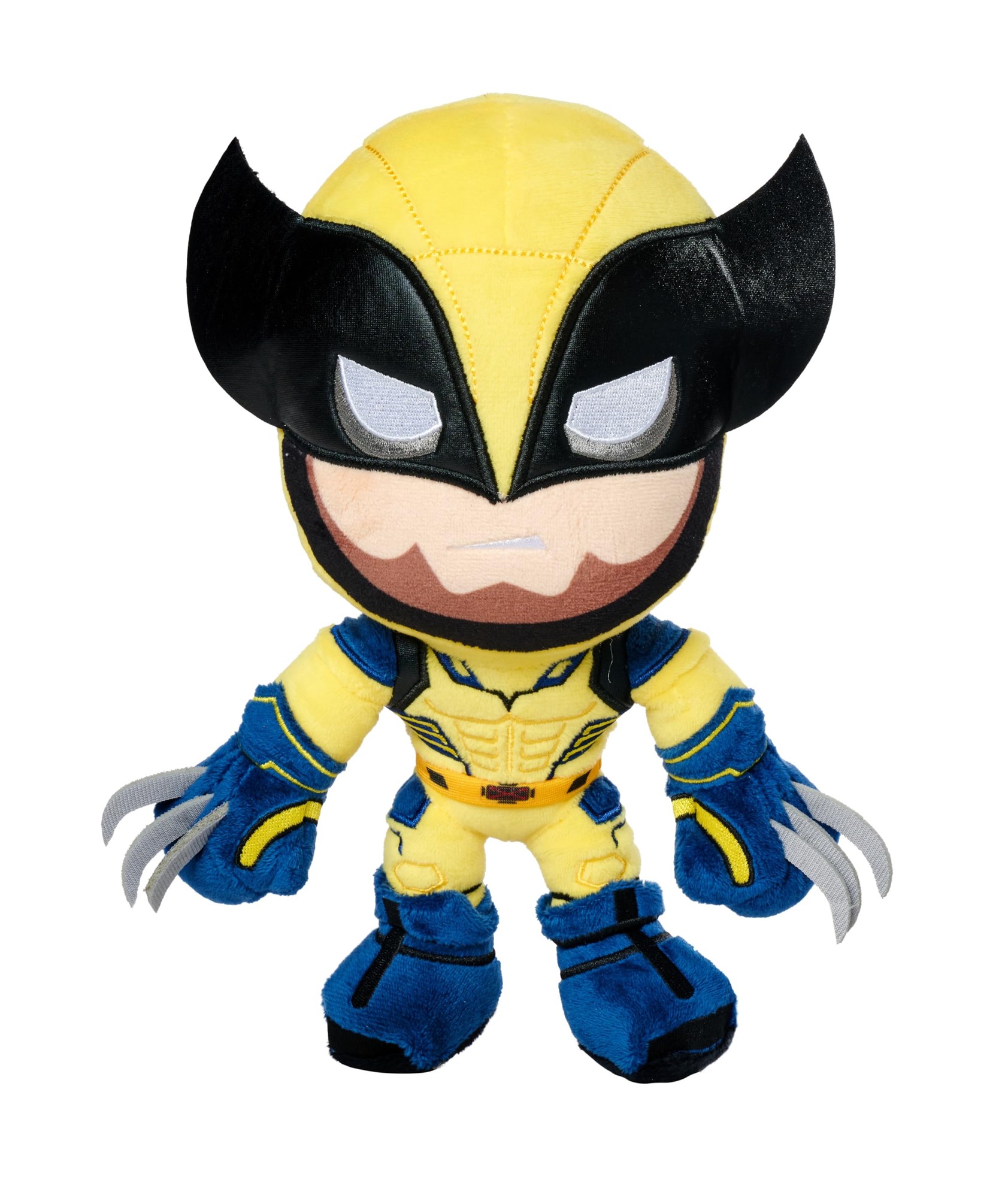 Simba MARVEL Wolverine Plush Figure 25cm Medium Size Plush Figure from the MARVEL Studios Deadpool and Wolverine Movie Toy for Fans and Collectors