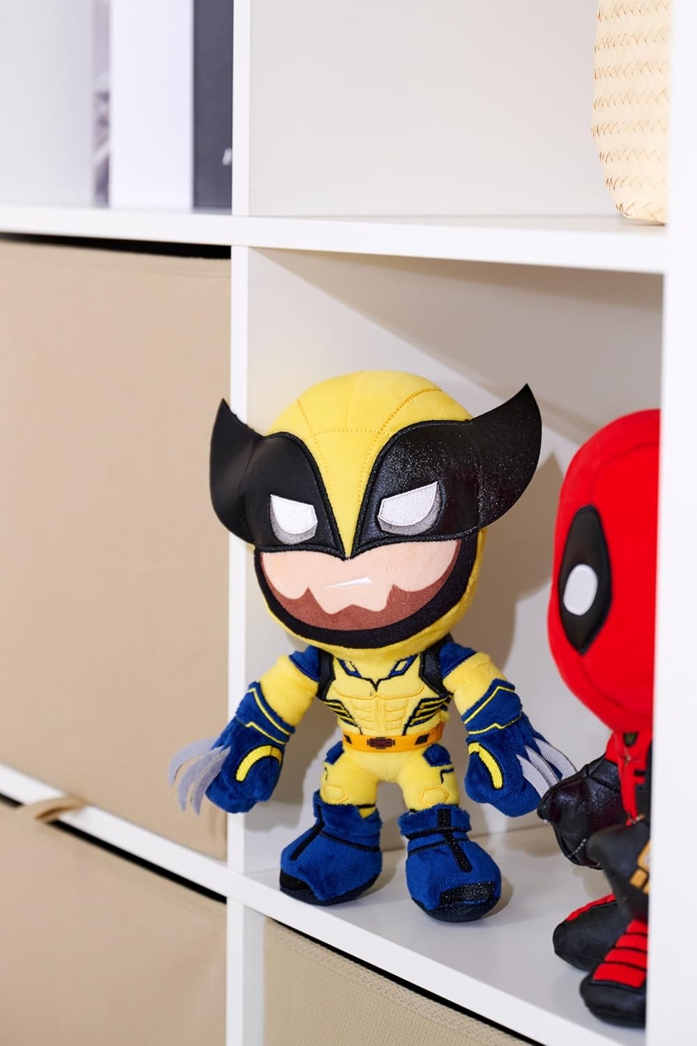 Simba MARVEL Wolverine Plush Figure 25cm Medium Size Plush Figure from the MARVEL Studios Deadpool and Wolverine Movie Toy for Fans and Collectors thumbnail