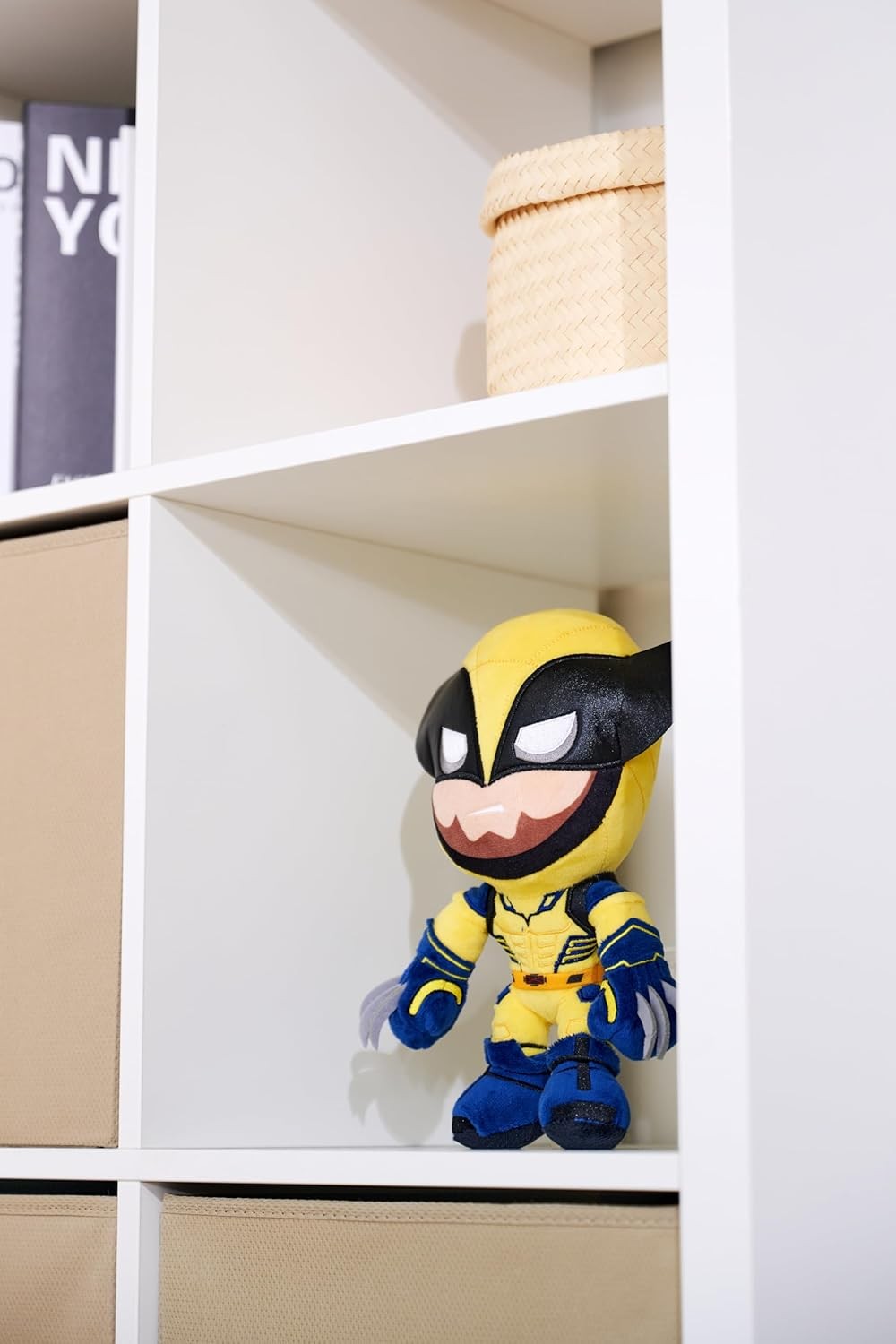 Simba MARVEL Wolverine Plush Figure 25cm Medium Size Plush Figure from the MARVEL Studios Deadpool and Wolverine Movie Toy for Fans and Collectors thumbnail