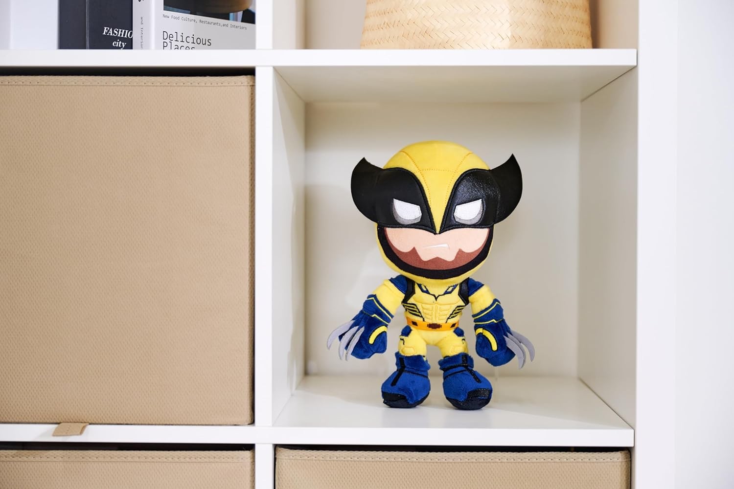 Simba MARVEL Wolverine Plush Figure 25cm Medium Size Plush Figure from the MARVEL Studios Deadpool and Wolverine Movie Toy for Fans and Collectors thumbnail