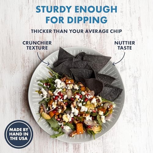 MASA Chips Blue Corn Tortilla Chips - Naturally Grown Blue Corn with Grass Fed Tallow and Sea Salt Tortilla Chips - No Seed-Oil Snacks - 2 Pack, 5 Oun thumbnail