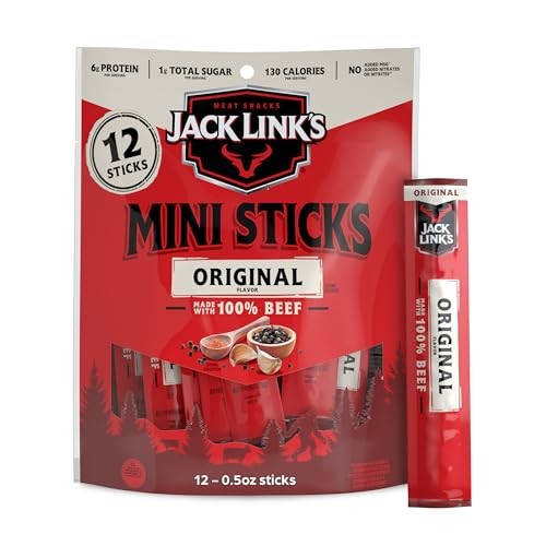 Jack Link's MrBeast Mini Beef Sticks Original - 6oz/12ct