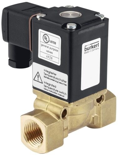 Solenoid Valve G3/4' NC Brass FKM 0-16bar/232psi 48VAC Vacuum Anti-Waterhammer 0290 23191