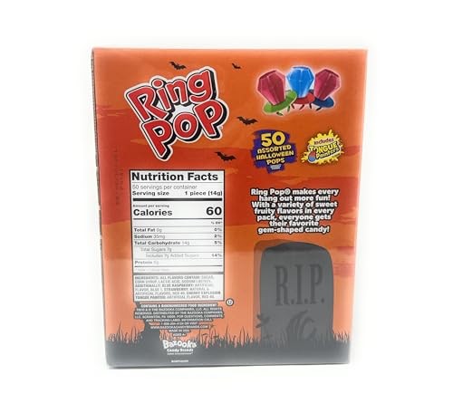 Halloween Ring Pop Candy 50 Count - 1 Box thumbnail
