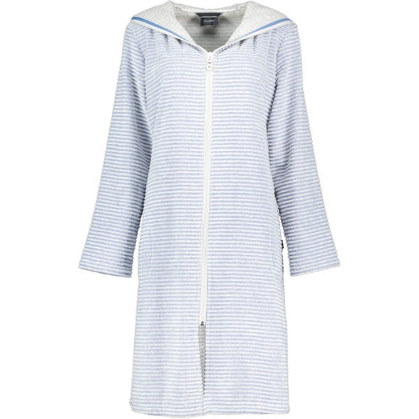 Caw Bademntel Damen Kurzmantel Mit Kapuze 6222 - Farbe: Capri - 11 - L