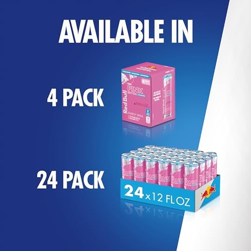 Red Bull Pink Edition Sugar Free Energy Drink, Wild Berries, 12 Fl. Z., Case of 24 Cans, with 114mg Caffeine, Taurine & B Vitamins thumbnail