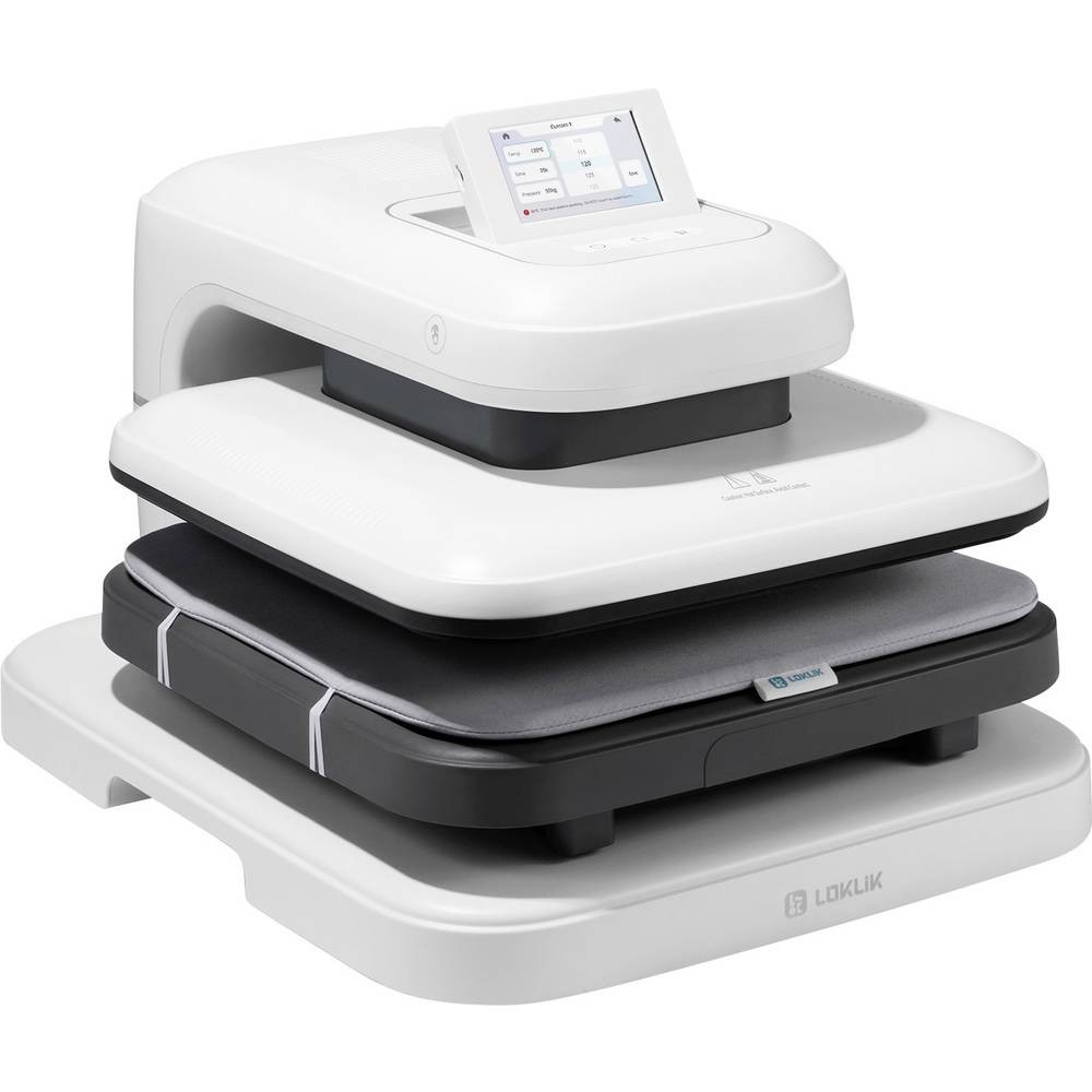 LOKLiK - ImPress Auto Heat Press 2 Automatic Transfer Press for Customizing T-shirts, Sweatshirts, Blankets, Towels, Bags