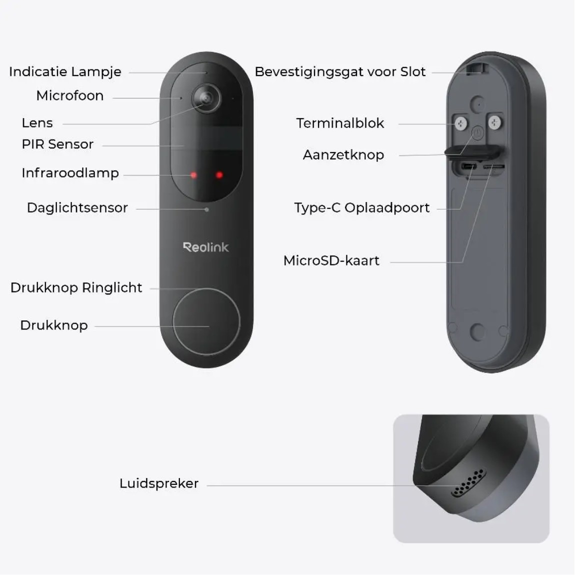 Reolink Reolink Bundle Türklingel: D340B Mit Klingel Und 64GB Speicher thumbnail