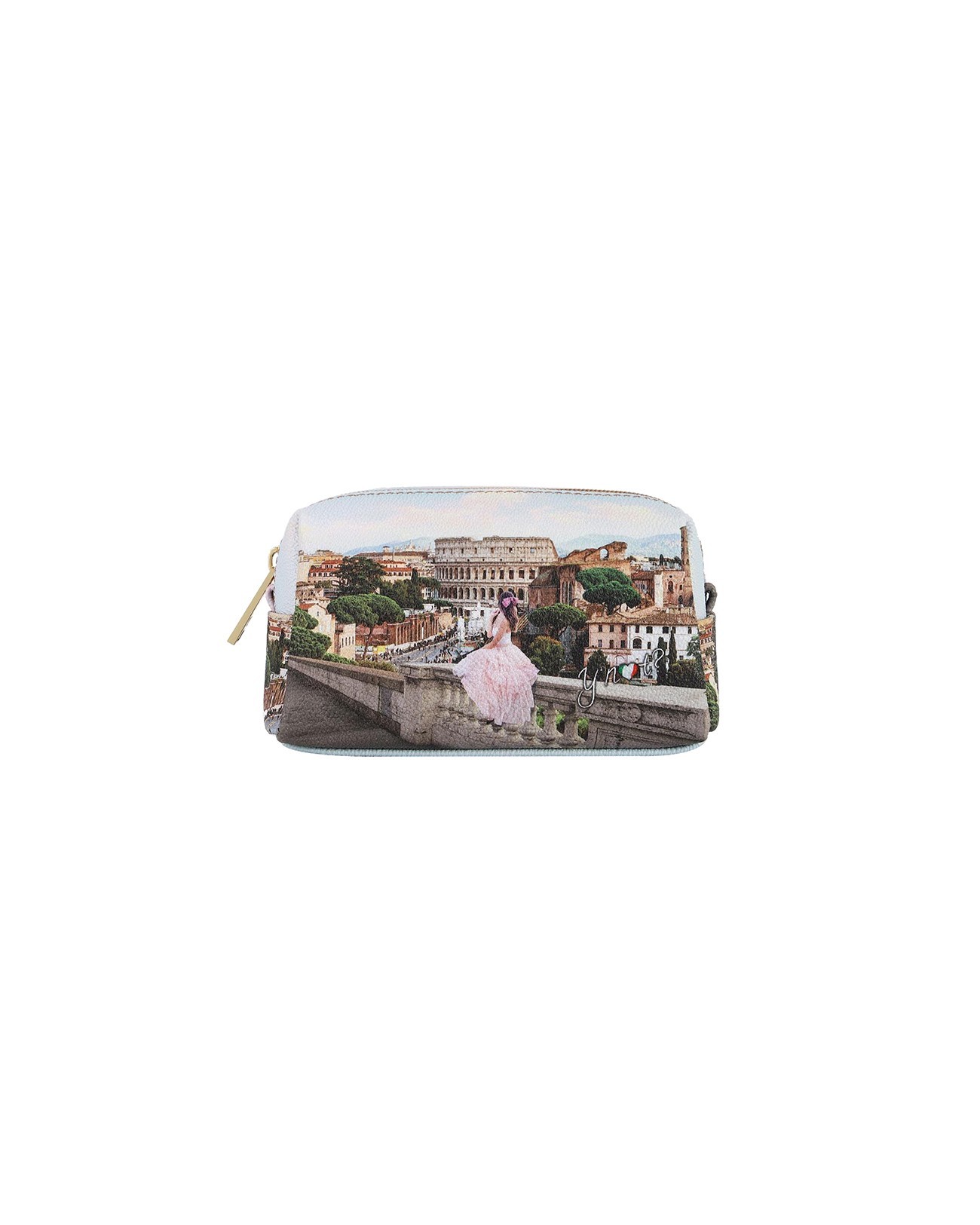 Ynot  Beauty Case Tg. XS Donna in Ecopelle Stampa Città Yesbag