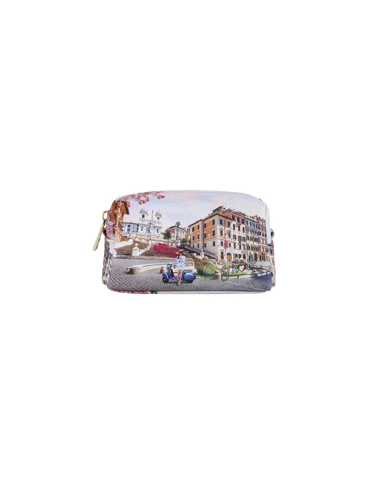 Ynot  Beauty Case Tg. XS Donna in Ecopelle Stampa Città Yesbag thumbnail