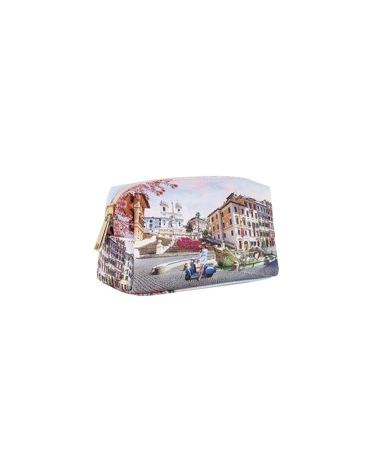 Ynot  Beauty Case Tg. XS Donna in Ecopelle Stampa Città Yesbag thumbnail