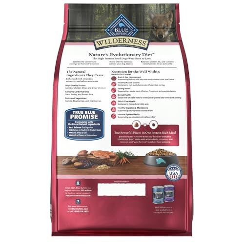 Blue Buffalo Wilderness High-Protein Natural Dry Food for Puppies  Salmon Recipe 4.5-lb. Bag thumbnail