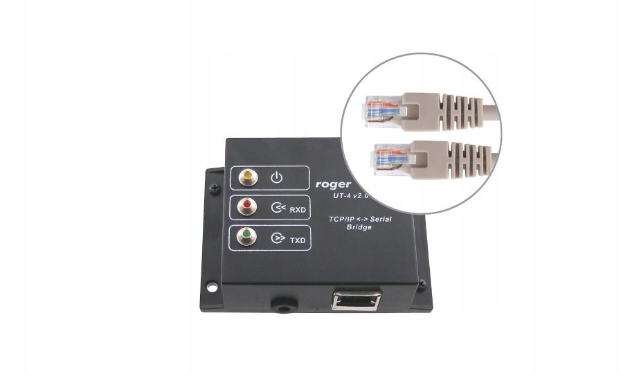 Interfejs Komunikacyjny Roger UT-4 RS232/RS485/RS422Ethernet