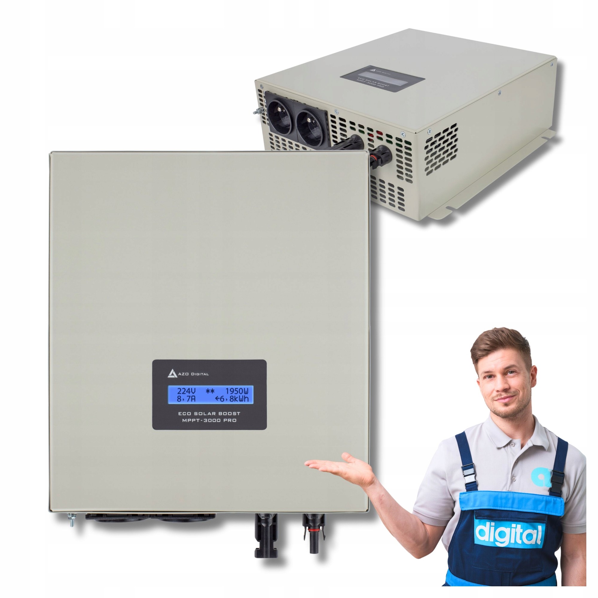Zestaw Do Grzania Wody W Bojlerach Eco Solar Boost Pro 2050w Mppt 5xpv Mono