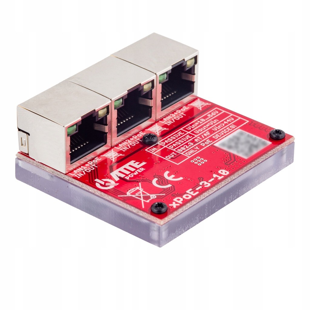 Atte Switch 3-PORTOWY Poe Atte XPoE-3-10