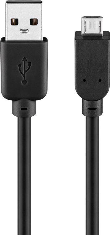 Kabel Hi-Speed a-wtyk Micro USB 5 M Czarny