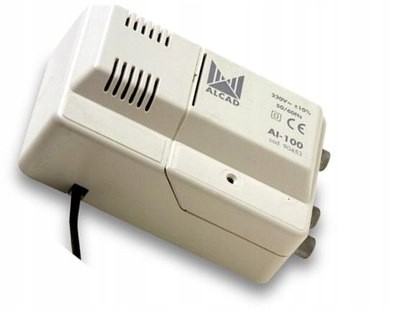 Wzmacniacz Alcad AI-100 Vhf-uhf 1we/2wy Szerokopasmowy