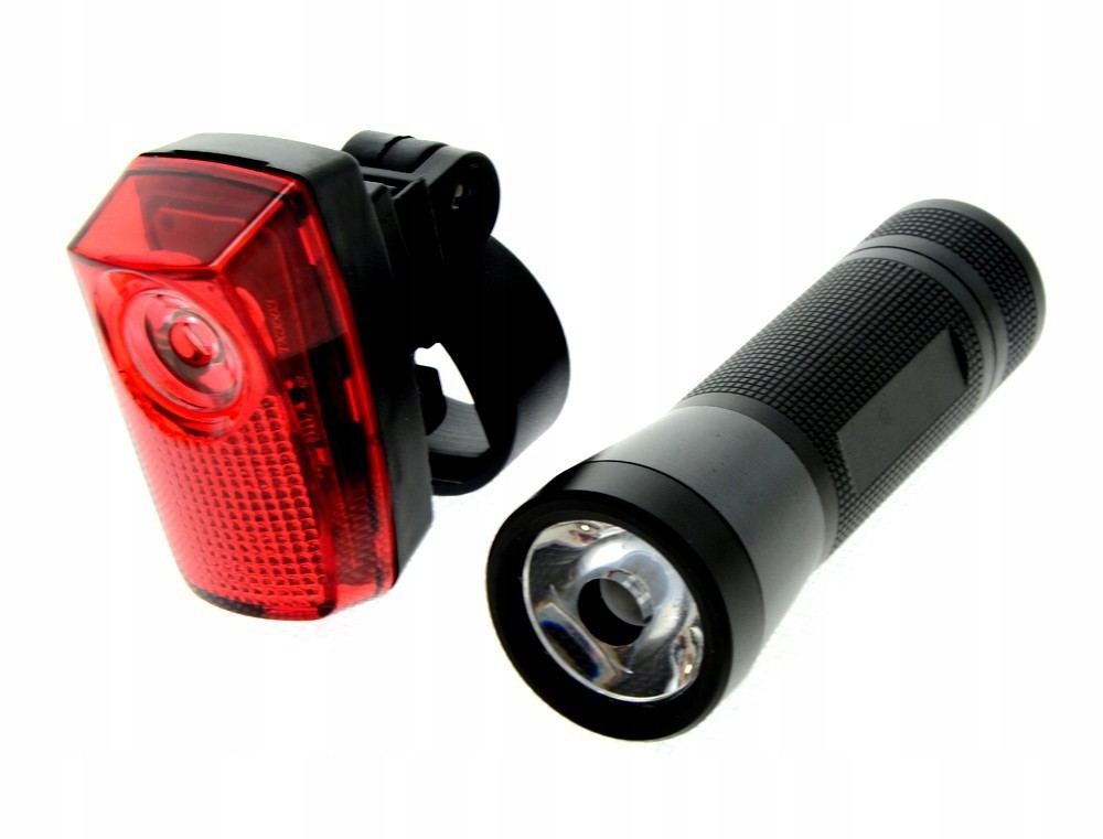 Lampki Zestaw Przd Latarka LED 2-FUNKCYJNA TY-1D 2-FUNKCYJNA JY7002A+6051