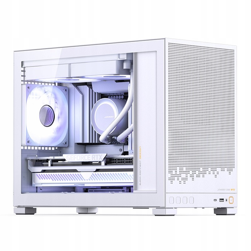 JONSBO D32 PRO /STD  Desktop PC MATX Gaming Side-Transparent Office Business Case ATX Power 240 Liquid Cooling