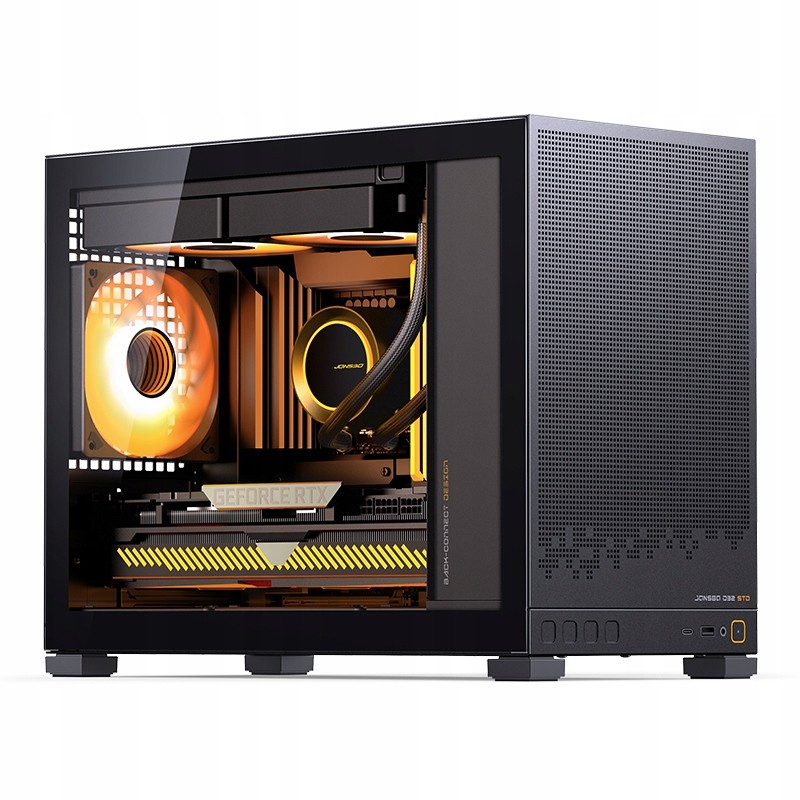 Jonsbo D32 STD Tempered Glass MATX, Mini Case - Black