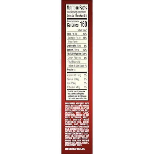 Sargento Crackers Cheese Bakes, Pepper Jack Crackers, Cheese Crackers - 4.5 Oz thumbnail