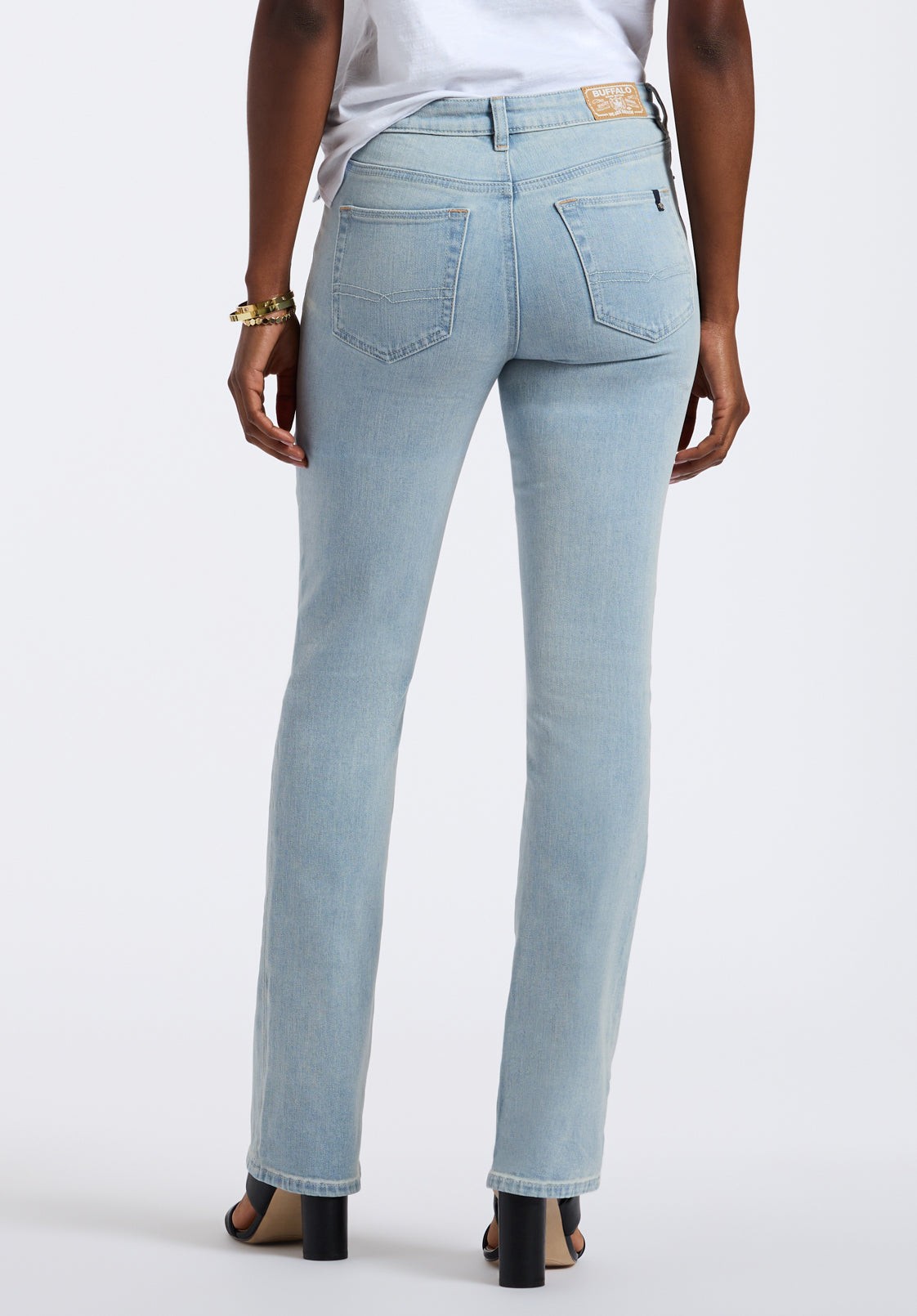 Buffalo Jeans Women's Mid Rise Bootcut Queen Jeans, Vintage Blue - Size: 33 thumbnail