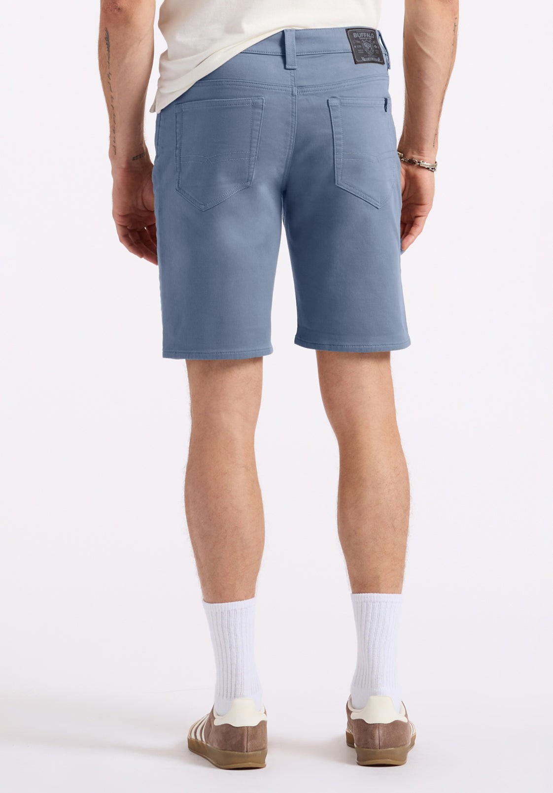 Buffalo Jeans Men's Relaxed Straight Dean Freedom Flex Shorts, Mirage Blue - Size: 33 thumbnail