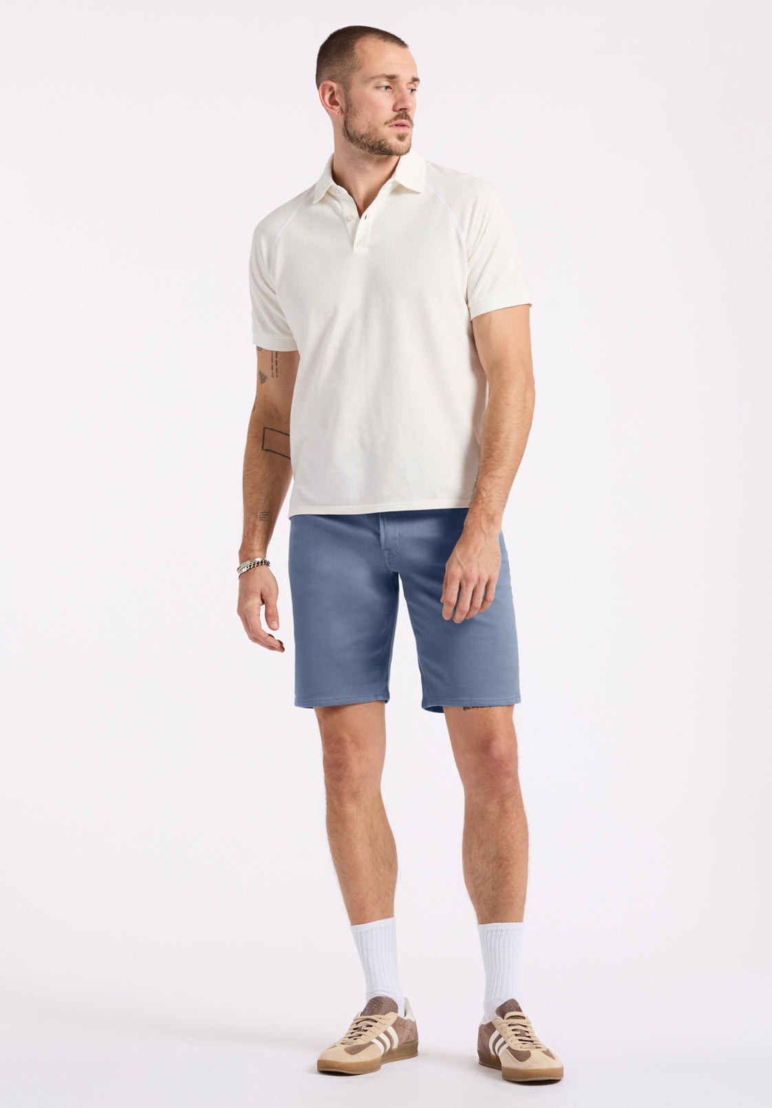 Buffalo Jeans Men's Relaxed Straight Dean Freedom Flex Shorts, Mirage Blue - Size: 33 thumbnail