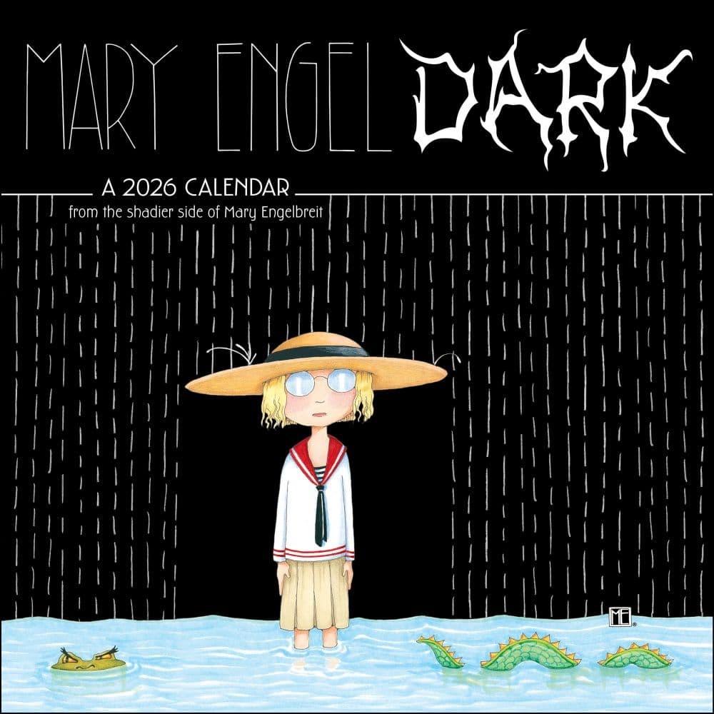 Mary EngelDark 2026 Wall Calendar by Mary Engelbreit