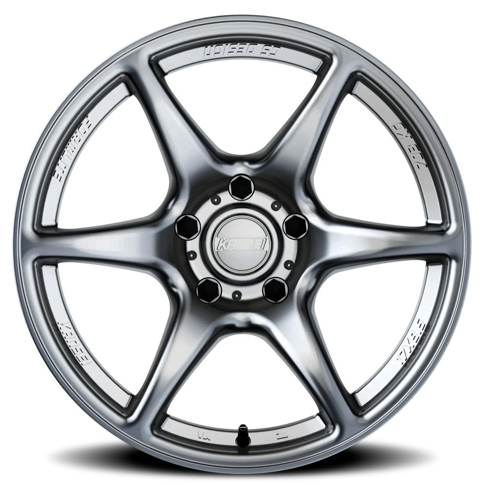 KANSEI Tandem Rim 17X9 5X114.3 Offset 35 Hyper Silver (Quantity of 1)