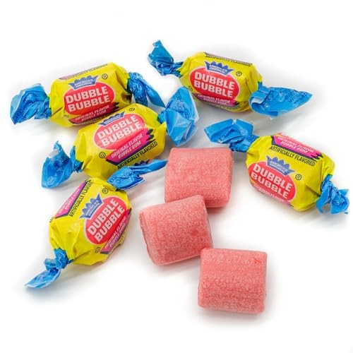 DUBBLE BUBBLE Gum Original Flavor 3 Pounds  Bulk Bag, Fruit Flavored, Chewing Gum, Individually Wrapped thumbnail