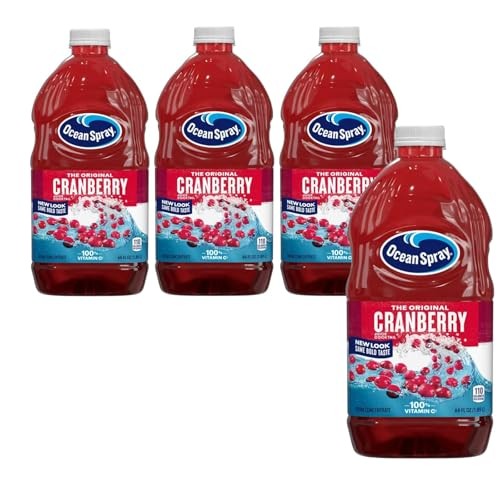 Ocean Spray Cranberry Juice Drink 64 Fl Oz Plastic Bottle 4 Pack thumbnail