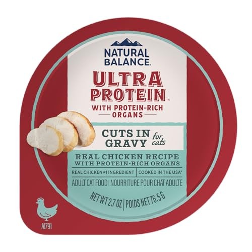 Natural Balance Ultra Protein Real Chicken/Protein-Rich Organ Cut Cat 10/2.7oz
