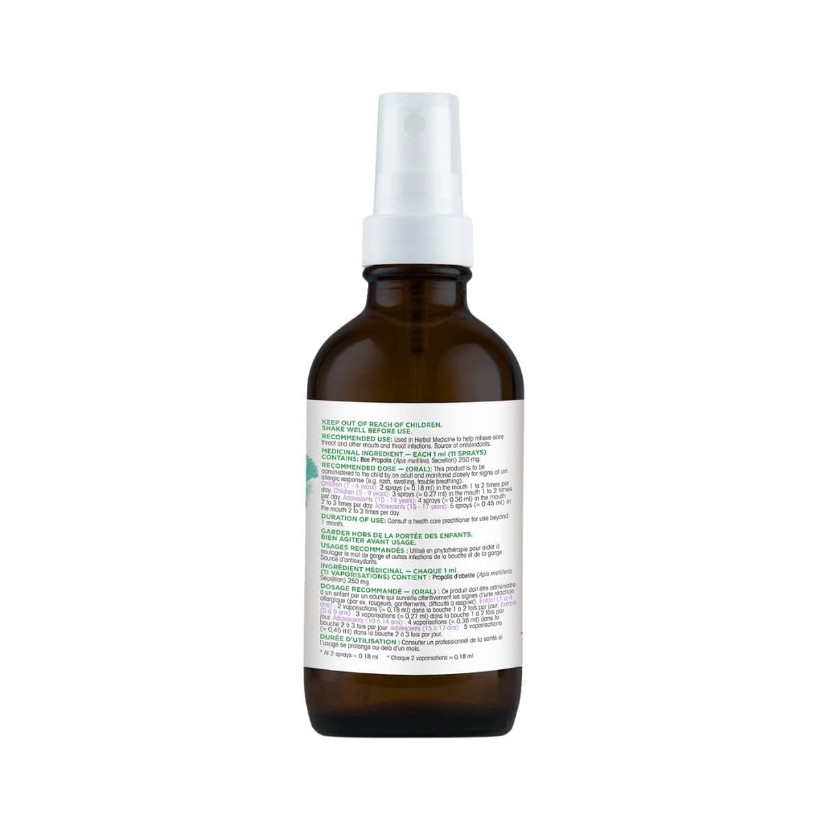 Organika Kids Canadian Bee Propolis Spray with Elderberry, 30ml thumbnail