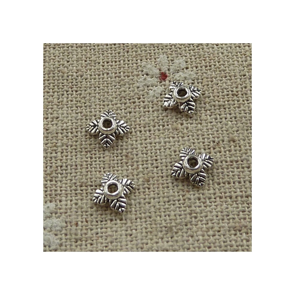 1800 Pieces Tibetan Silver Nice Bead Cap 6x2mm #3943