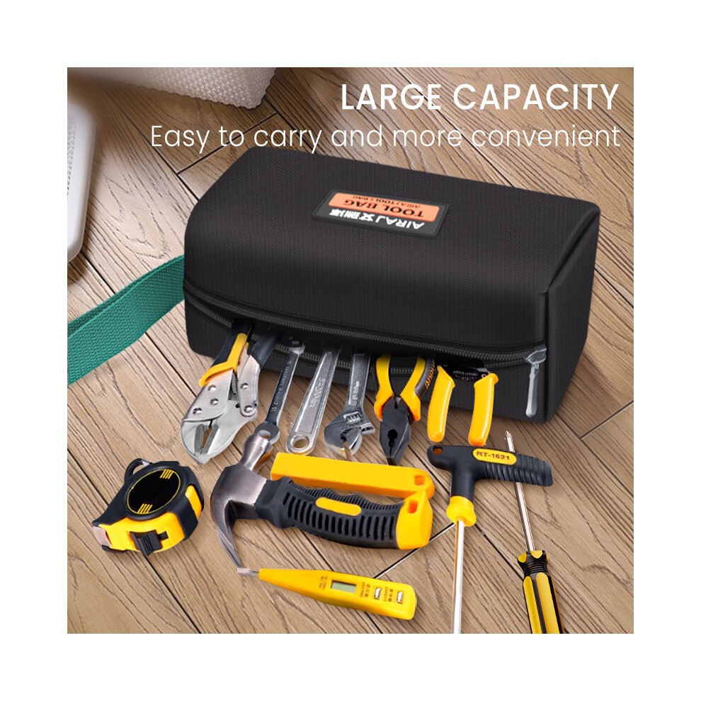 (11In  3119) Multifunctional Portable Tool Bag Oxford Cloth Storage Bag Emergency Tool Kit for Small Metal Tool Bag Electrician Tools thumbnail