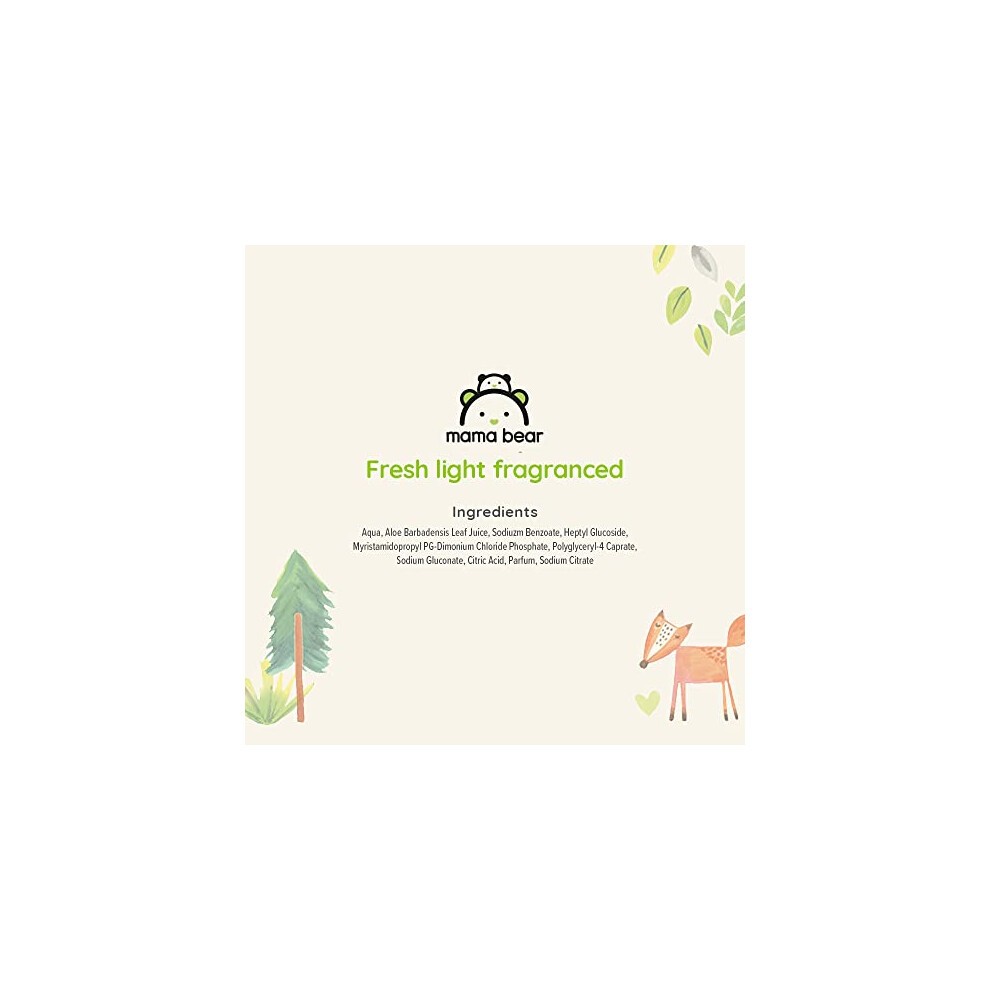 Amazon Brand - Mama Bear Fresh Lightly Fragranced Baby Wipes, 1008 Count (18 Packs of 56), Packaging May Vary thumbnail