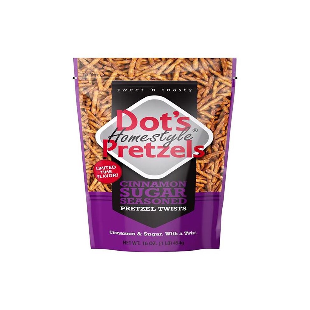 16 Oz Cinnamon Sugar Pretzels Snacks  Pack of 10