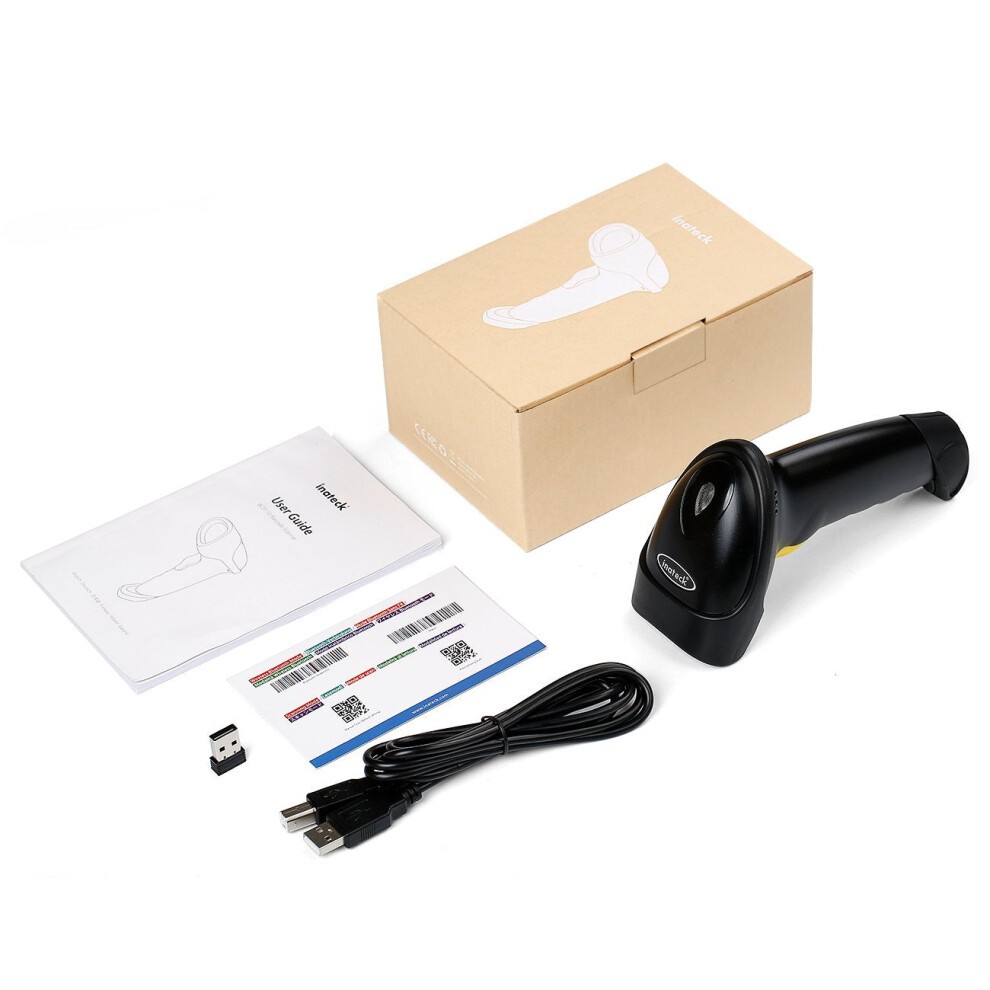 Inateck 2D Barcode Scanner Wireless, Bluetooth QR Code Scanner, 2D Imager with 2000mAh Battery, BCST-50 thumbnail