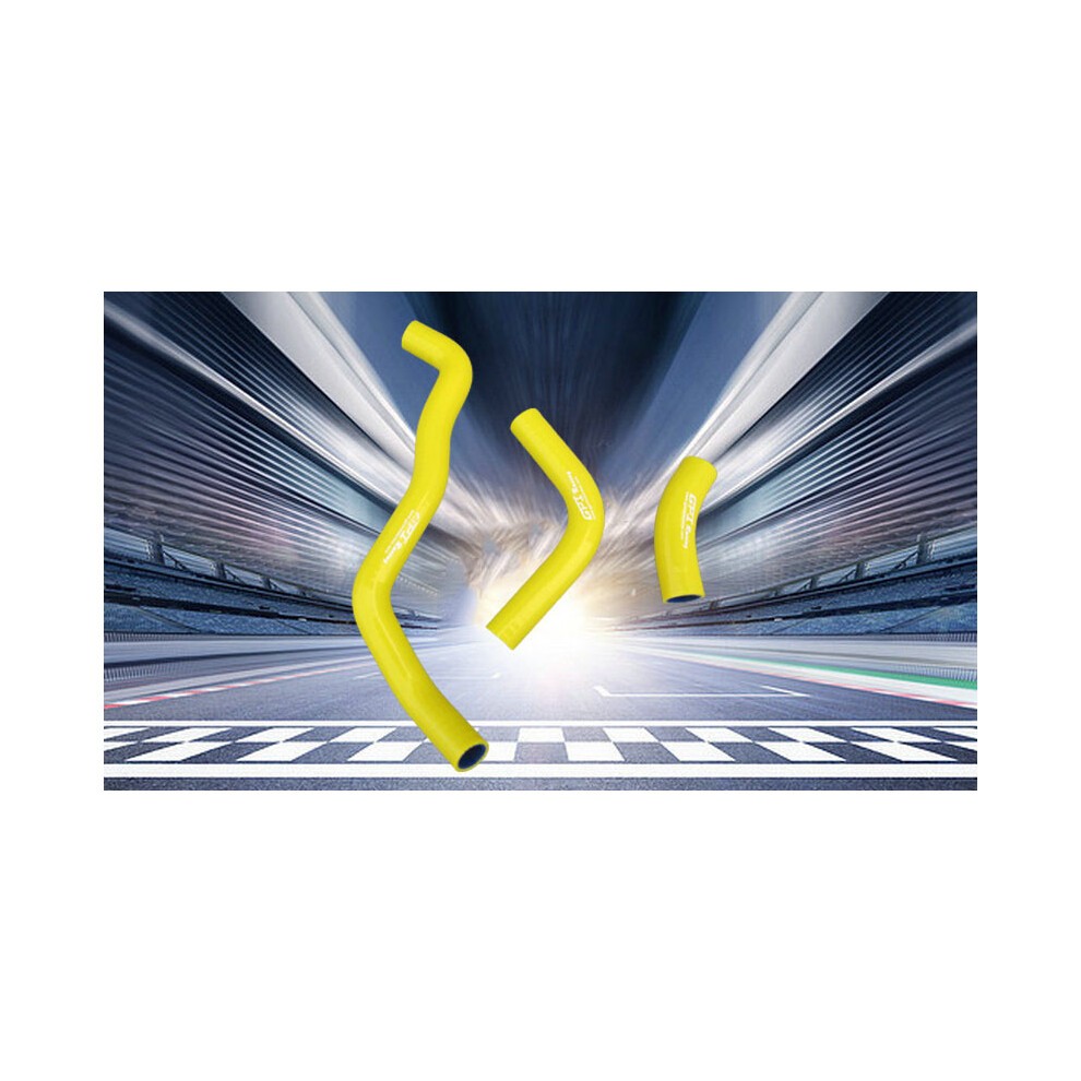 (Yellow) Silicone Radiator Hose for Suzuki DRZ400 DRZ 400 SM DRZ400S 2002-2012 03 04 05 06 07 08 09 02 10 11 12 2003 2004