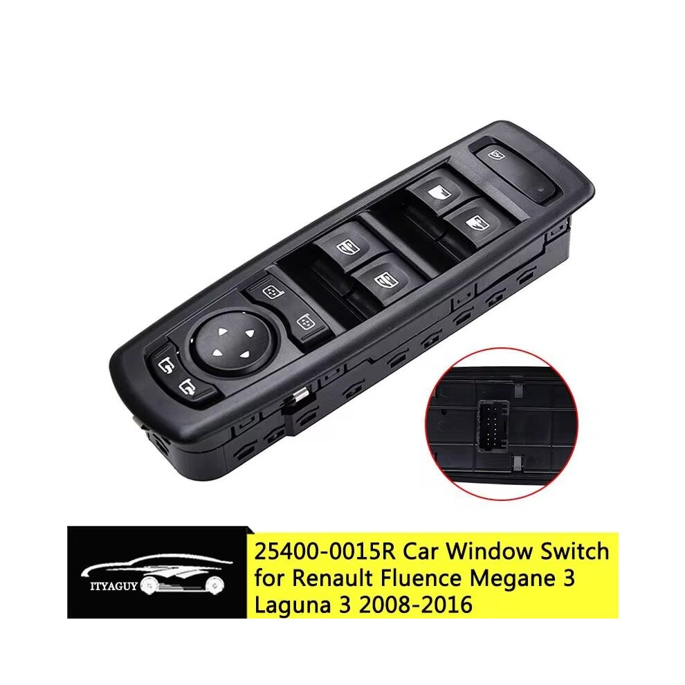 254000015R 25400-0015R Left Driver Electric Power Window Switch for Renault Fluence Megane 3 Laguna 3 2008-2016 Car Accessories