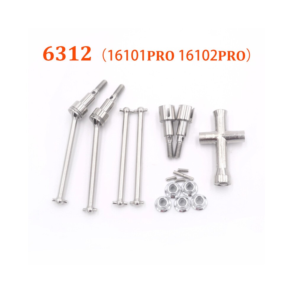 (16101 16102-6317) RC Automotive Parts Turning Shaft Gear Bearing Pull Rod Steering Cup Swing Arm Motor Tire Screws thumbnail